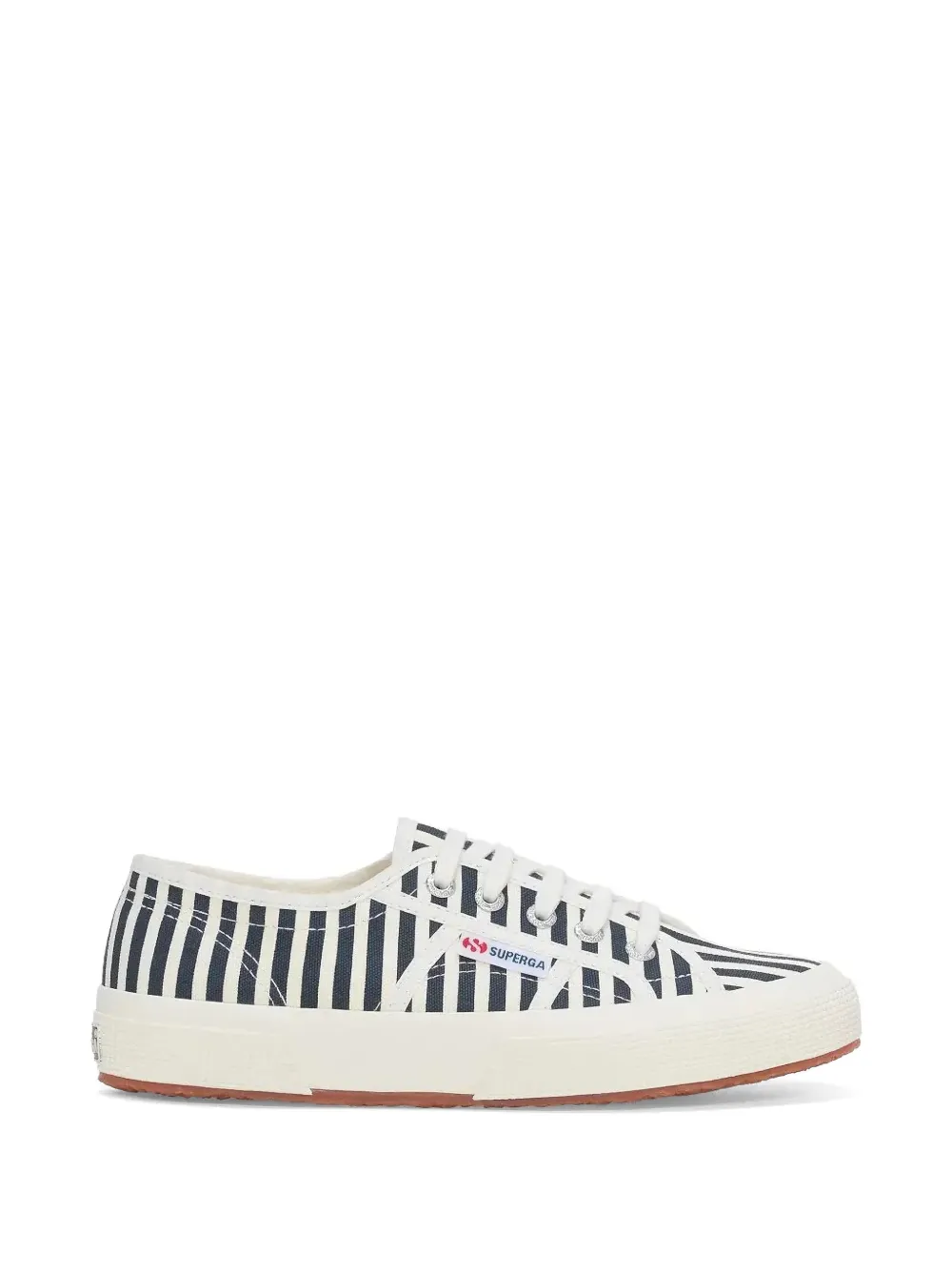 Superga 2750 striped sneakers - Bianco