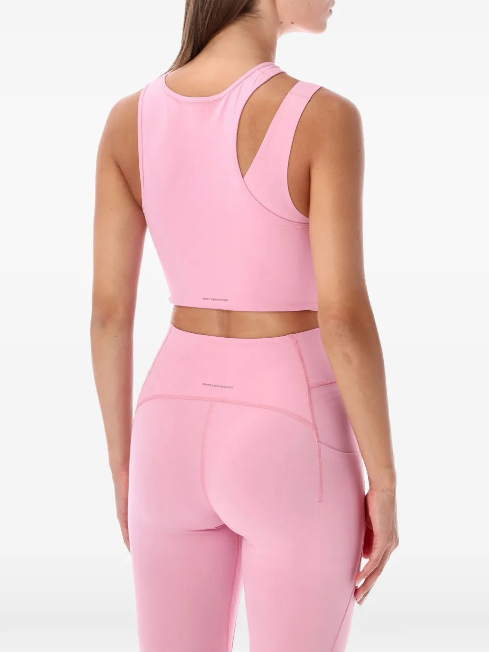 On Studio cropped top met uitgesneden details Roze