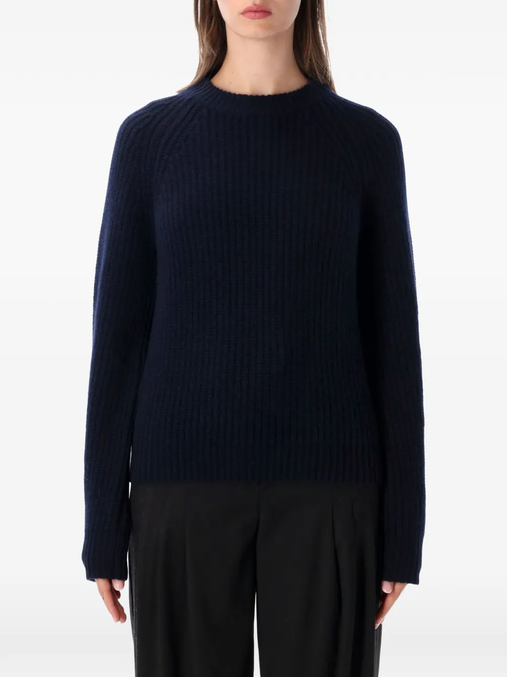 Lisa Yang ribbed-knit raglan-sleeve sweater