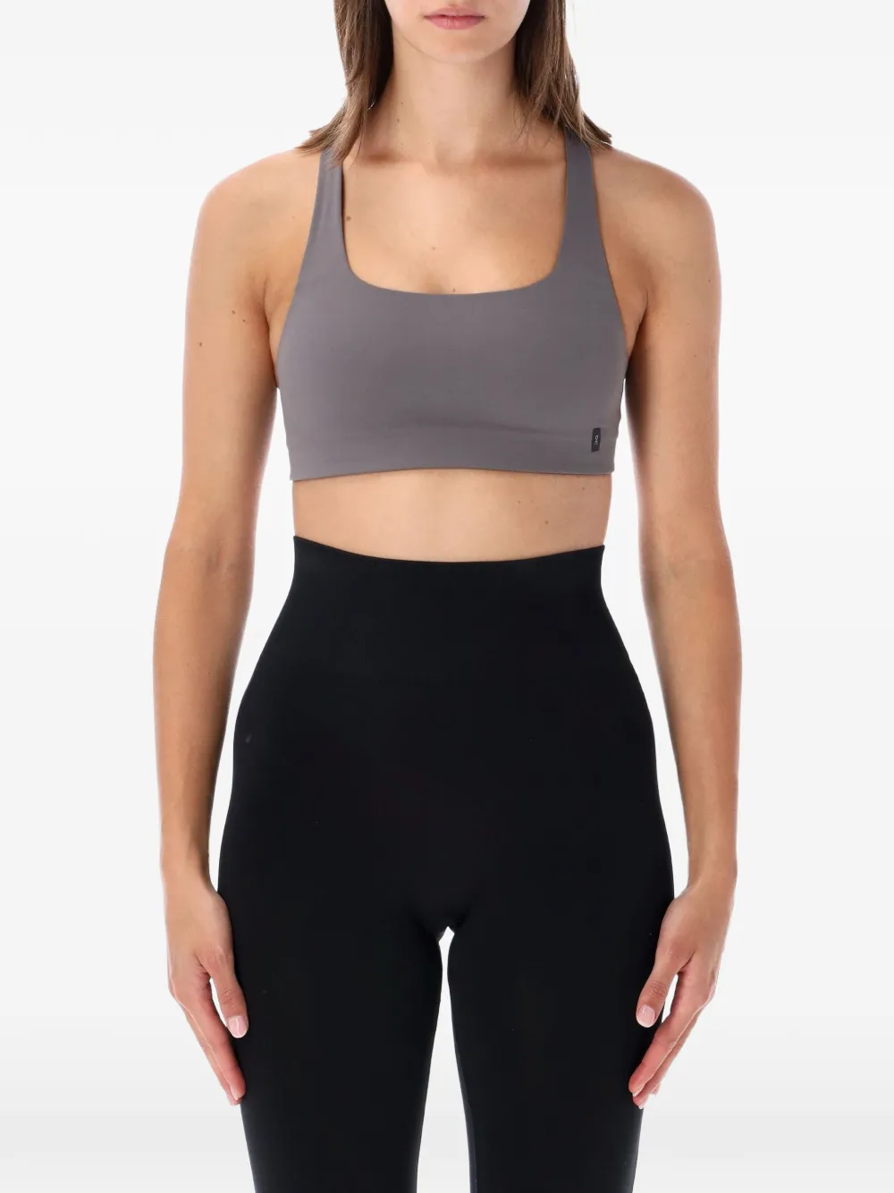 On Studio criss-cross sports bra - Grigio