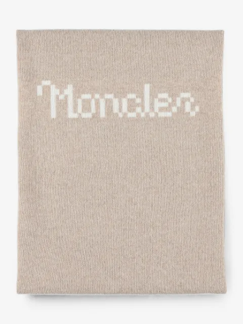 Moncler Enfant ロゴニット ブランケット