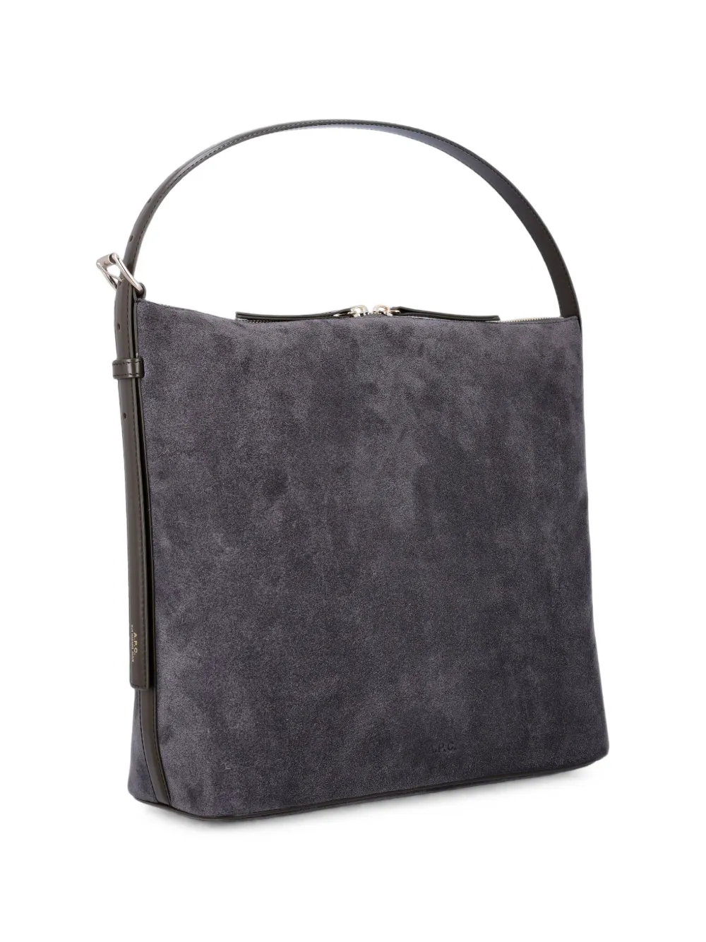 A.P.C. Vera shopper met suède afwerking Grijs