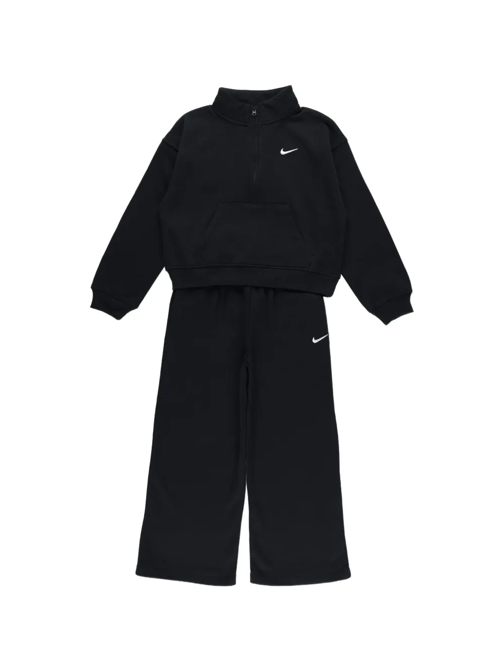 Nike Kids logo-embroidered tracksuit set (set of two) - Nero