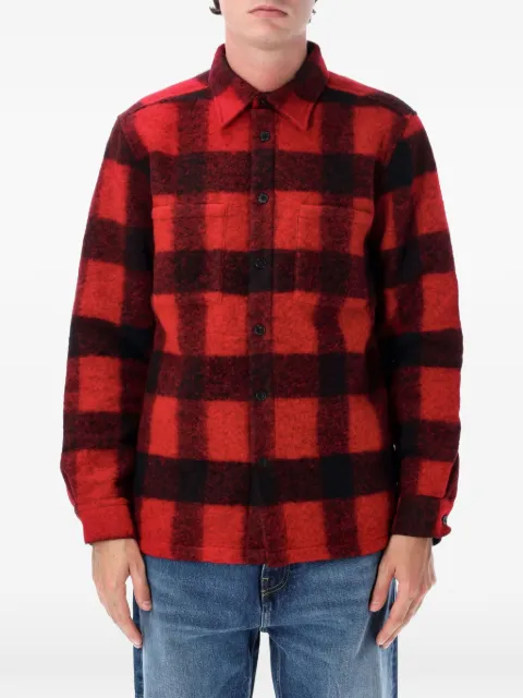 Portuguese Flannel Big Buffalo check flannel overshirt
