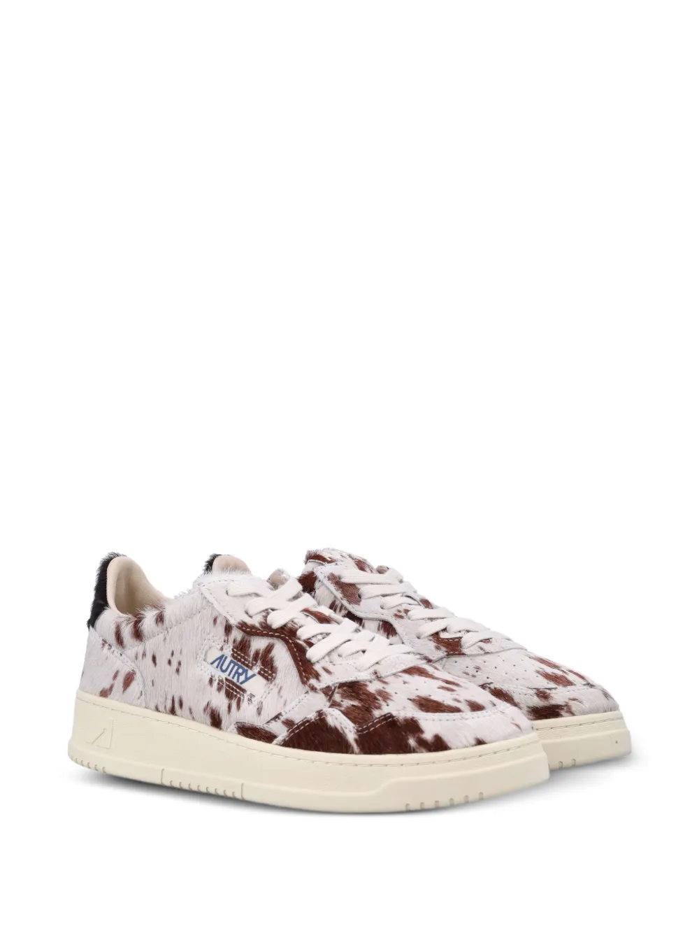 Autry pony-hair sneakers Beige