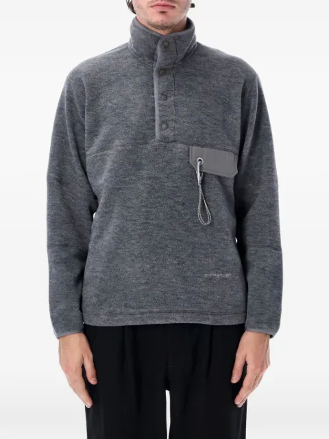 and Wander fleece snap-button jacket
