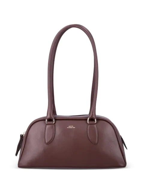 A.P.C. Paloma Small logo-print leather tote bag