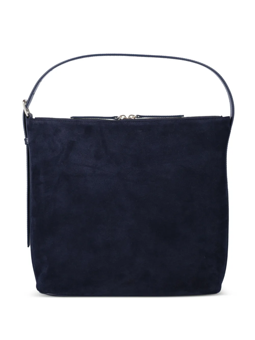 A.P.C. Vera suede-finish tote bag - Blue