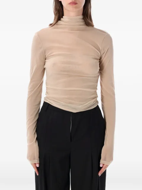 LEMAIRE ballerina scarf top in mesh jersey
