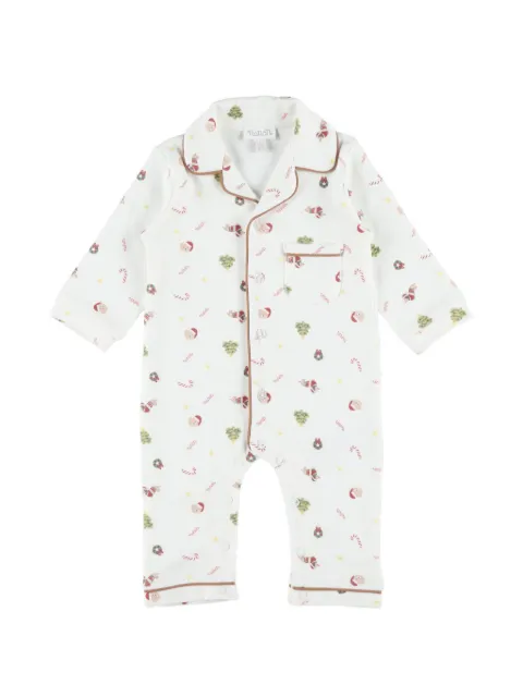 NANAN Christmas-print pajamas