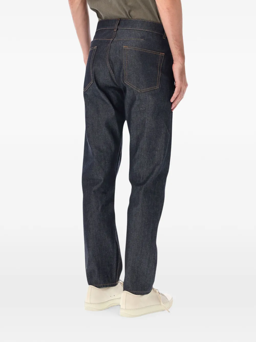 Lanvin straight-leg denim pants Blauw