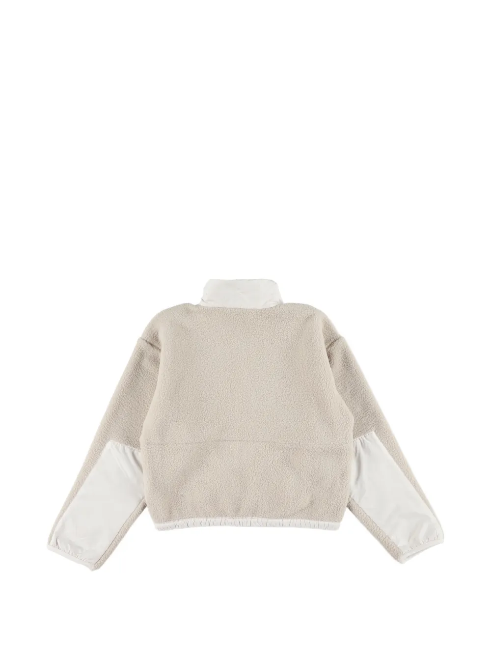 The North Face Kids Jack met fleecetextuur en vlakken Beige