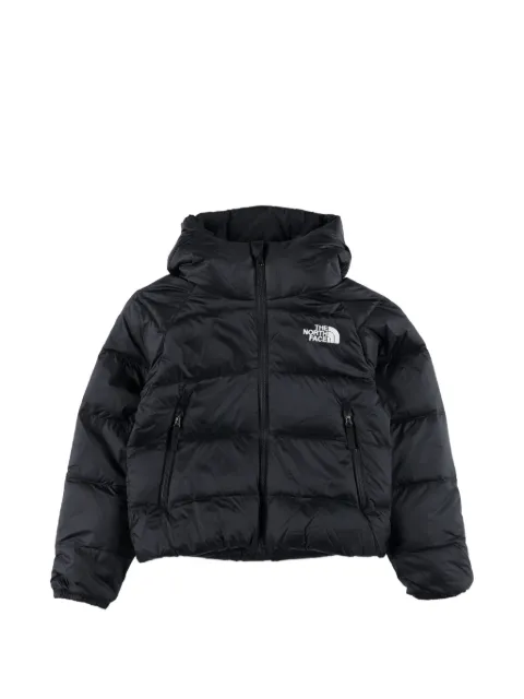 The North Face Kids quilted hooded jacket