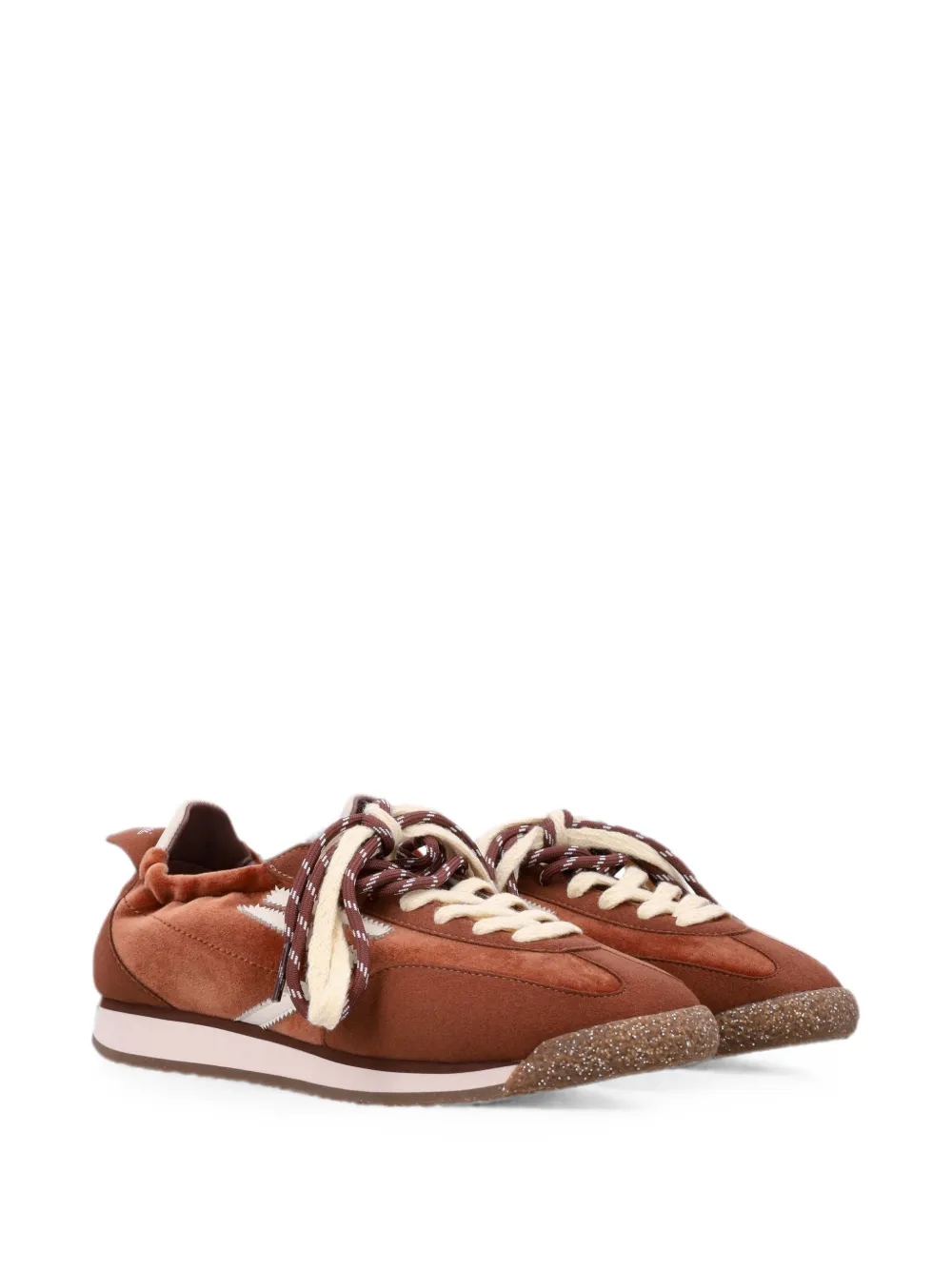 Puraai Sneakers met vlakken Bruin