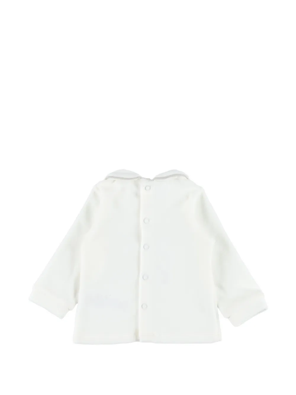 NANAN teddy-bear embroidery two-piece set pajamas Wit