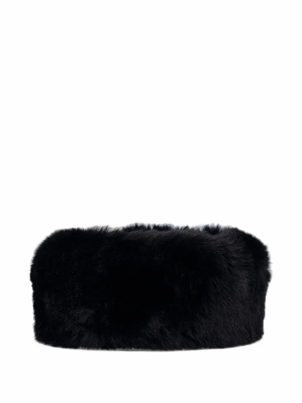 Goldbergh Froid Fluffy faux-fur headband Zwart