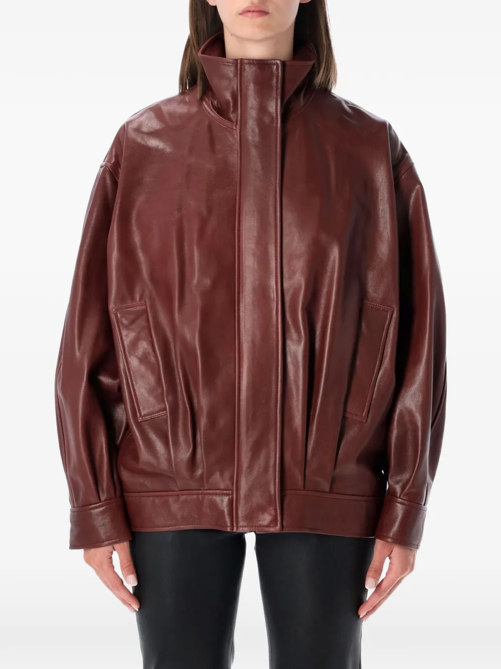 Arma Paula Lederjacke - Braun