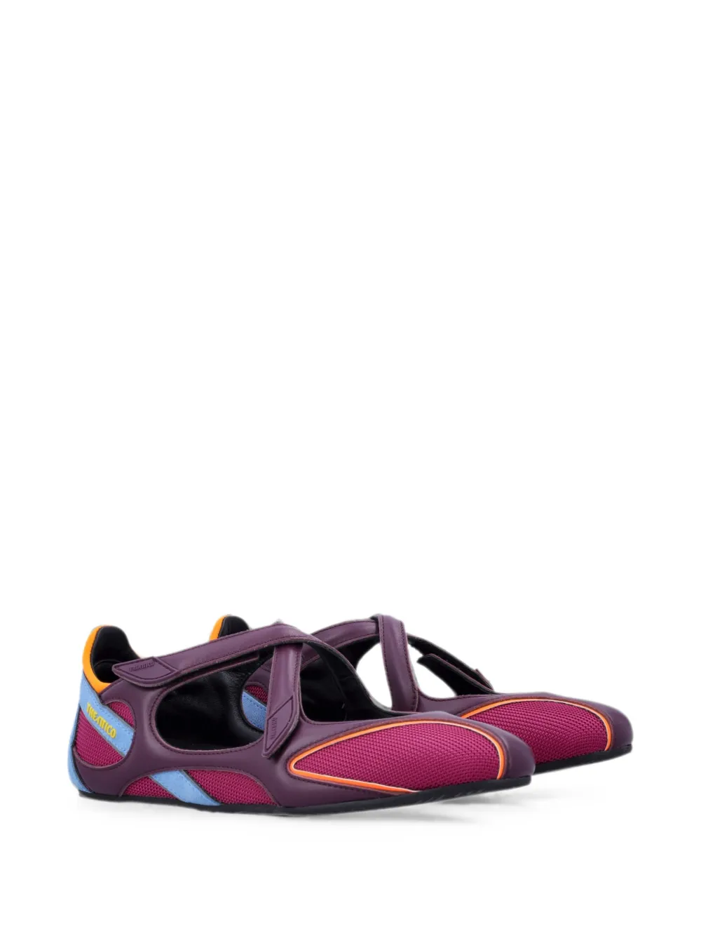 The Attico Floor 01 ballet flats Paars