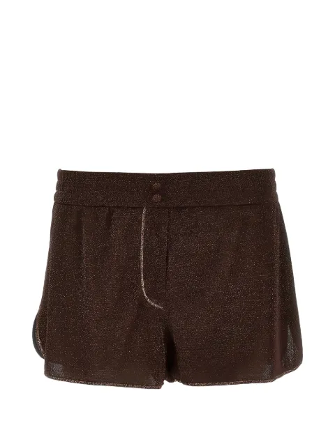 Oséree Lumière glitter-effect shorts