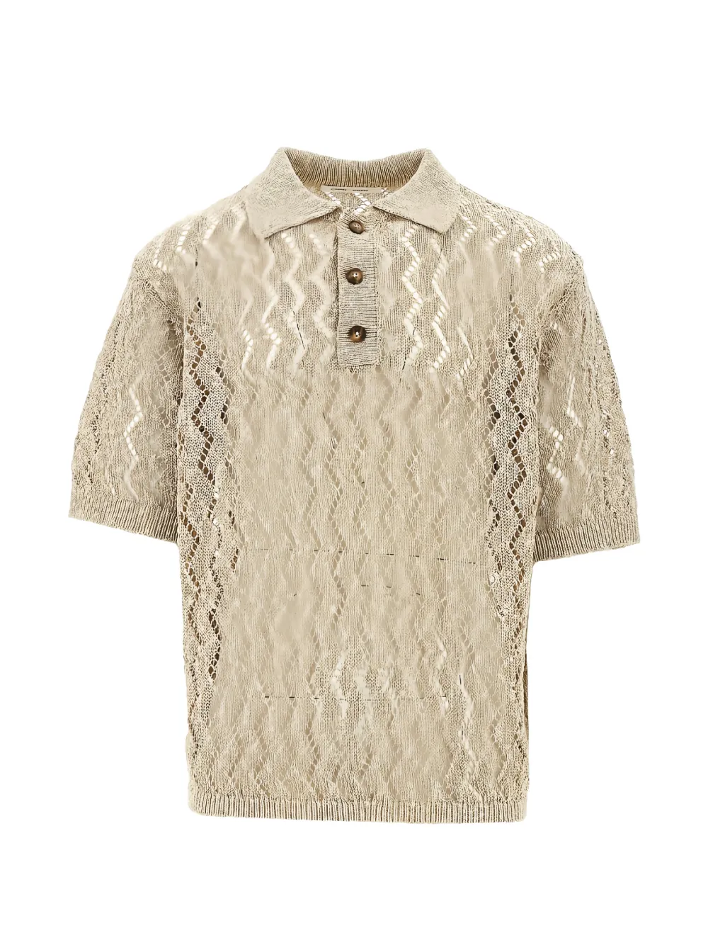 Cmmn Swdn Apollo chevron-knit jemper - Toni neutri