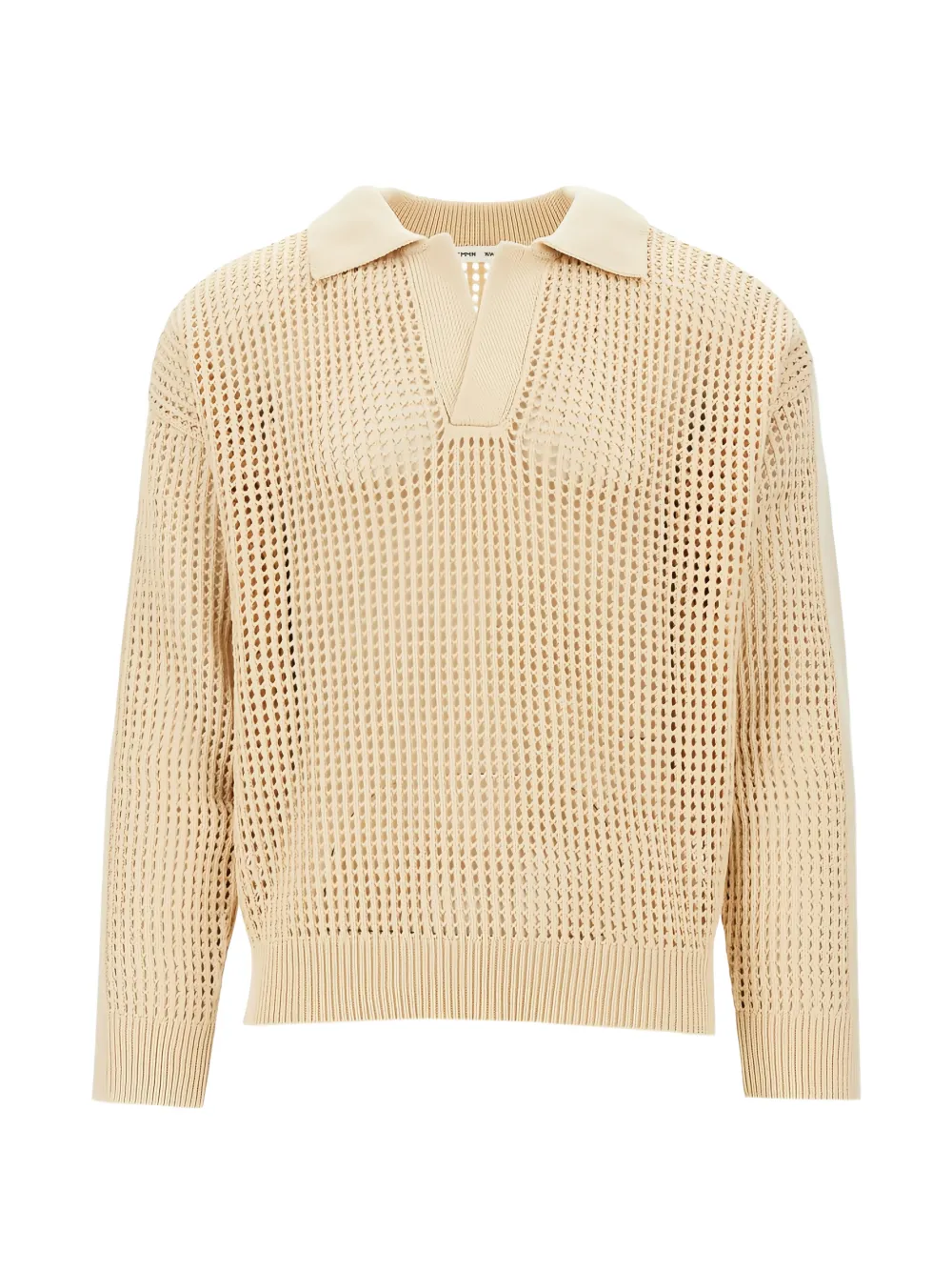 Cmmn Swdn Arram open-knit sweater - Toni neutri