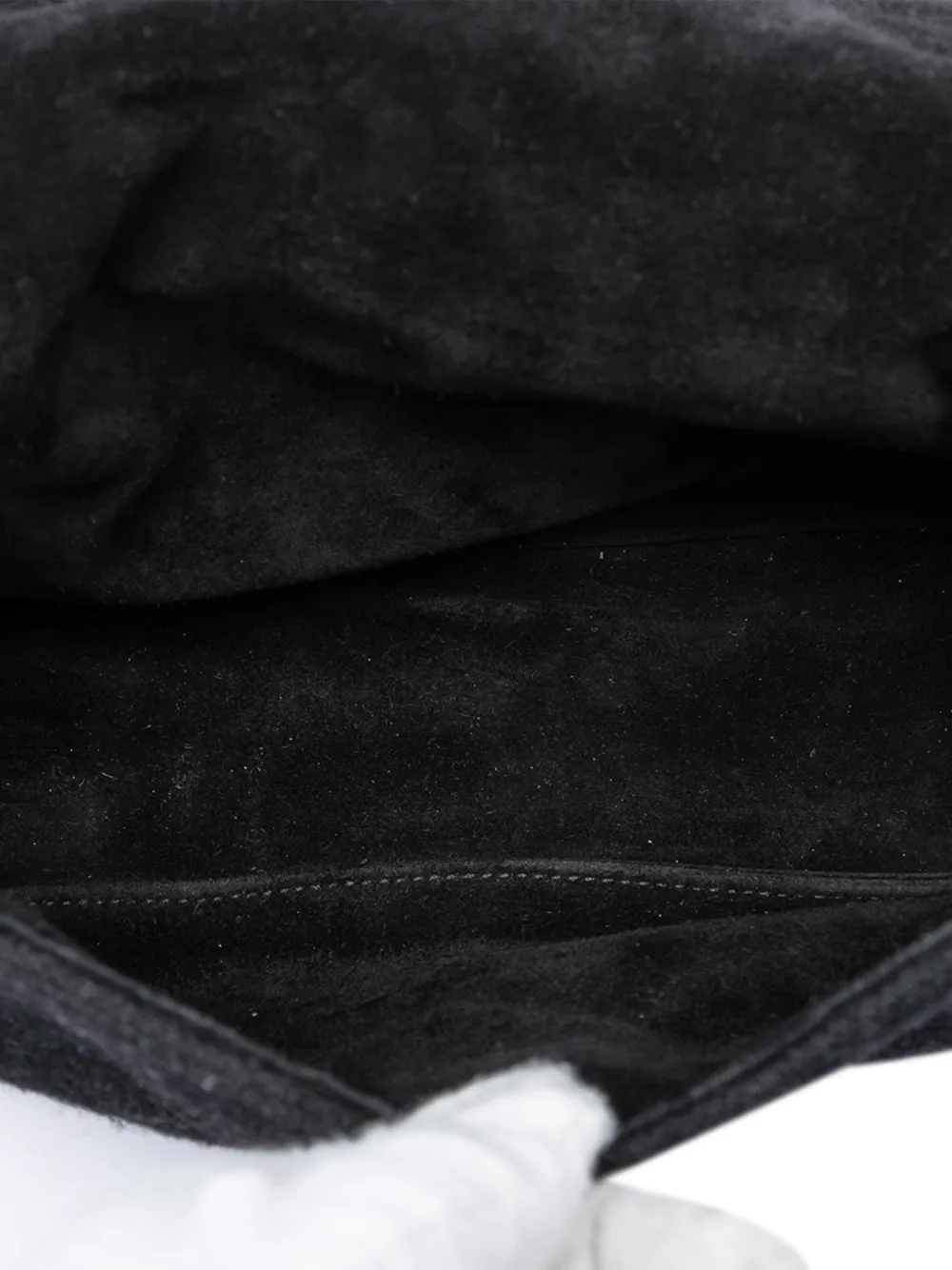 Prada Pre-owned 2013-2026 Wool Sports Line Shoulder Bag in Black, view 5