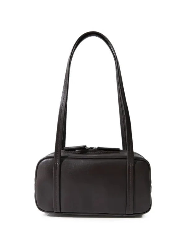 St. Agni Petit Dual Zip Shoulder Bag in Brown