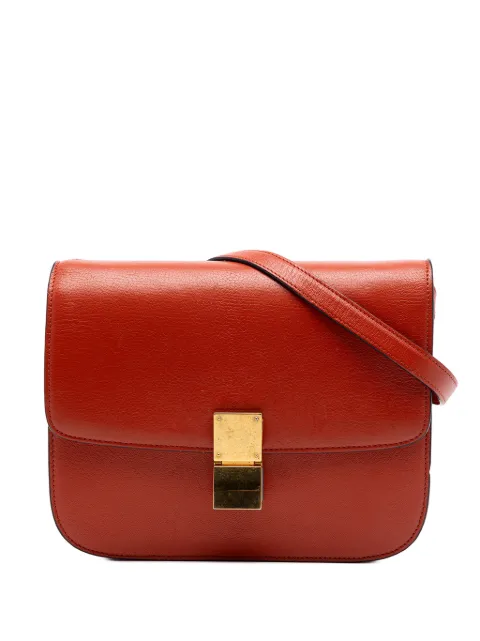Celine Pre-Owned 2016 Medium Calfskin Classic Box crossbody bag