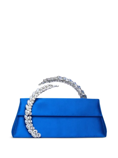 L'Alingi Karma stone-encrusted satin clutch bag