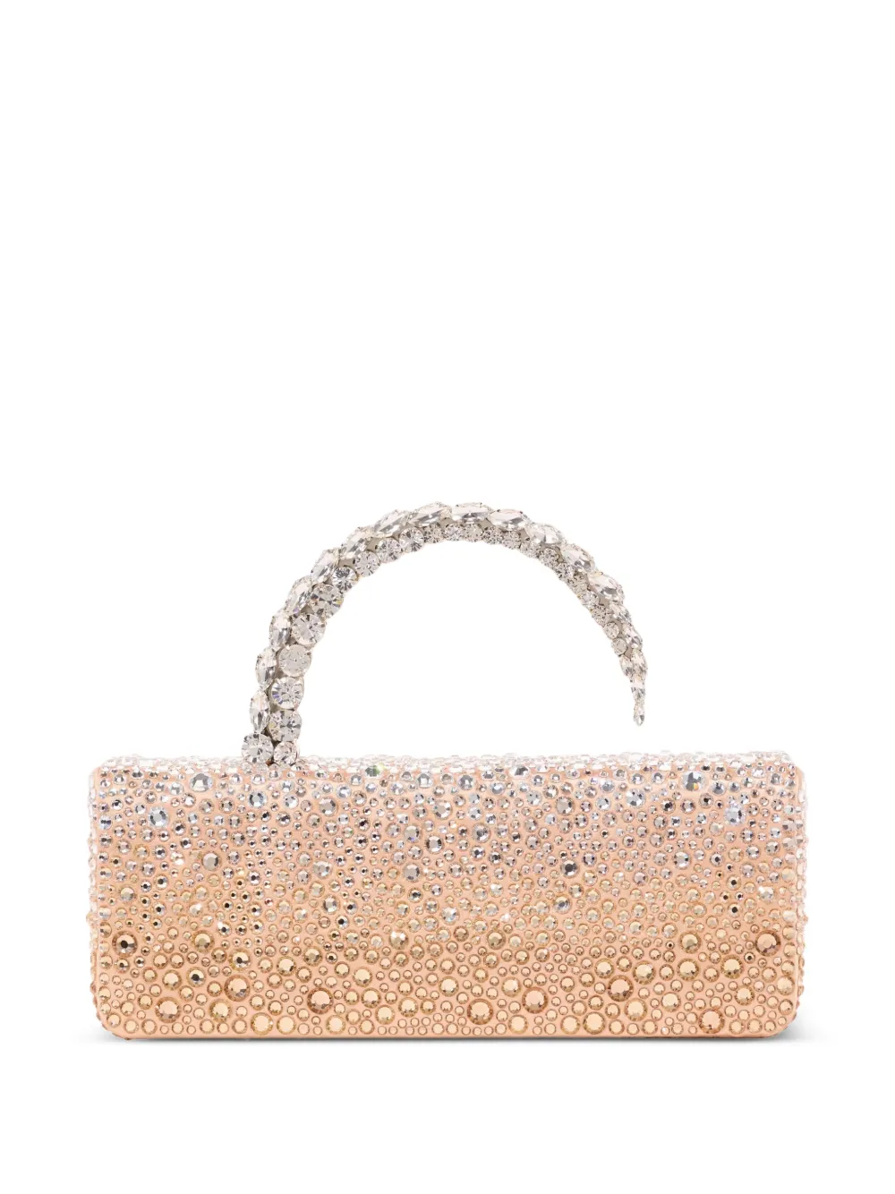 L'Alingi Malika stone-encrusted clutch bag - Oro