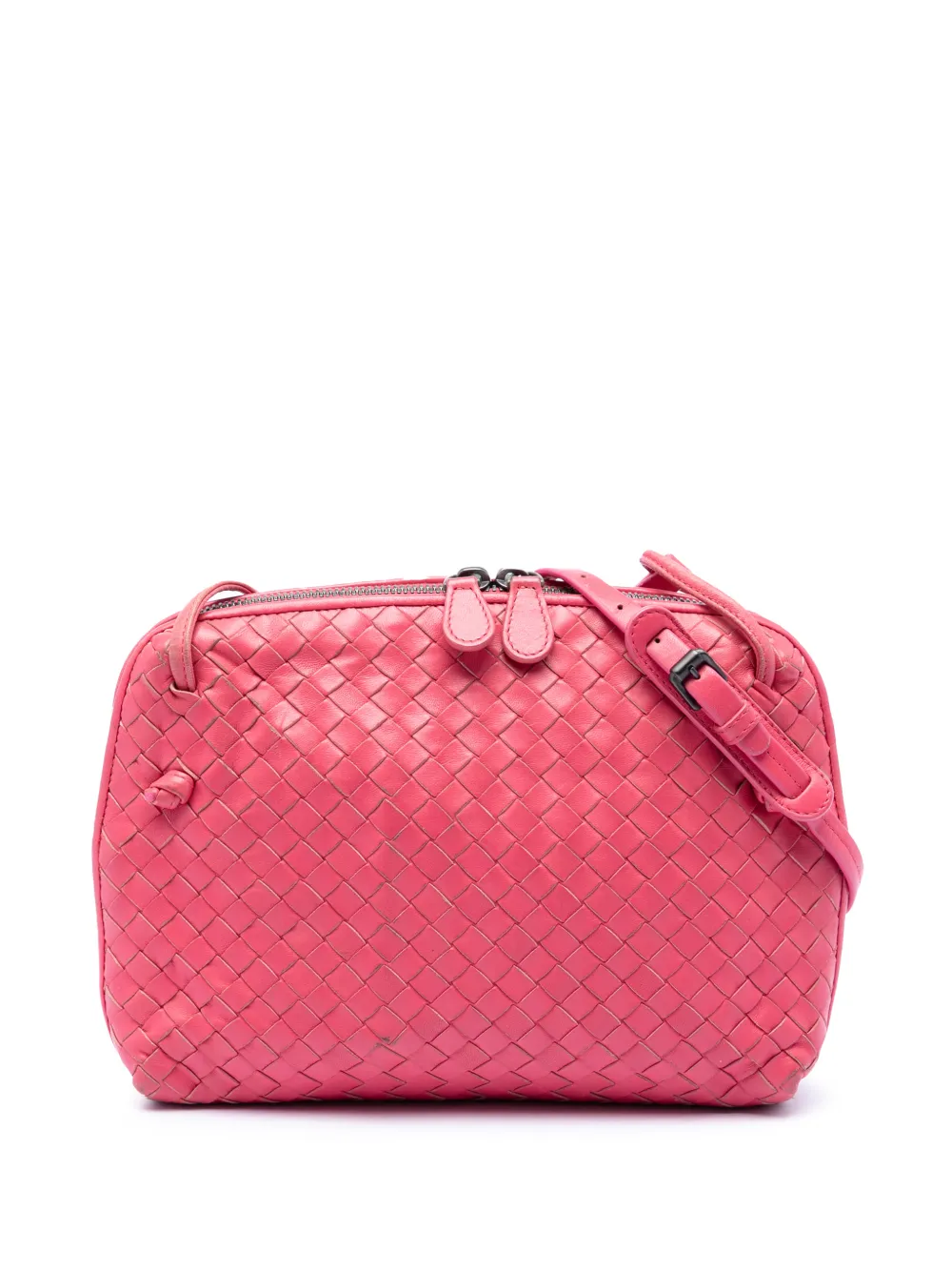 Bottega Veneta Pre-Owned 2010 Nappa Intrecciato Nodini crossbody bag - Rosa