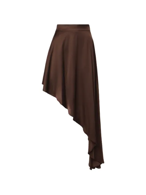 Nineminutes asymmetric high-waisted skirt