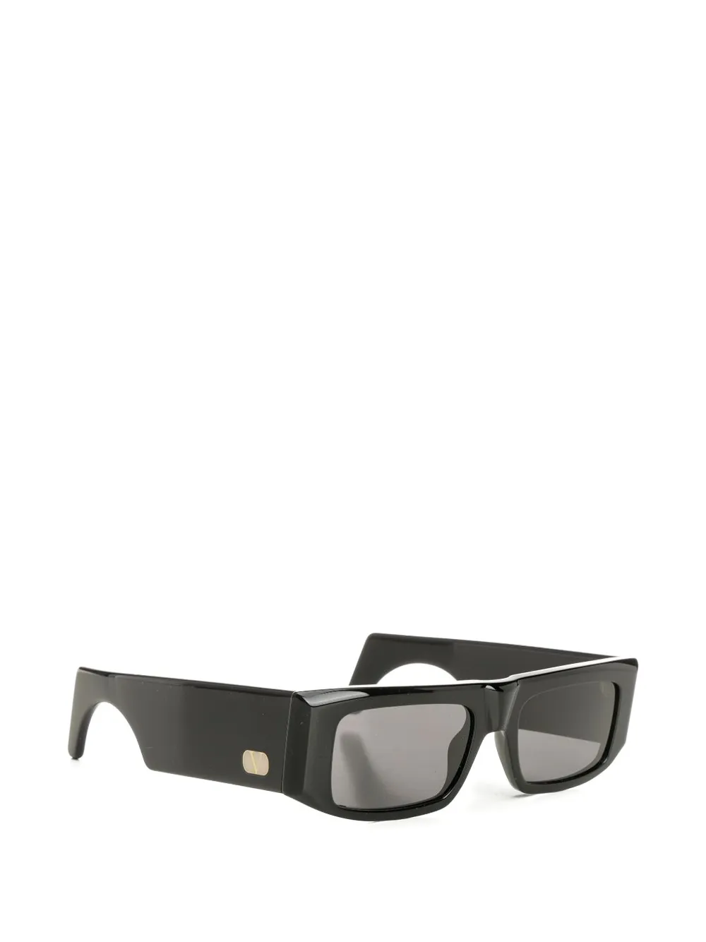  Valentino Garavani Eyewear Gafas De Sol Vlogo Con Montura Rectangular - Negro 