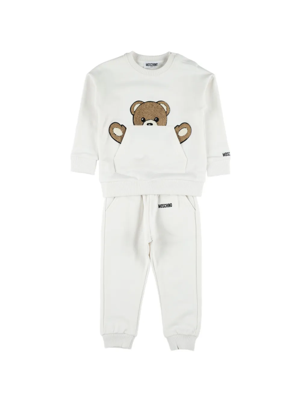 Moschino Kids Teddy Bear tracksuit Wit