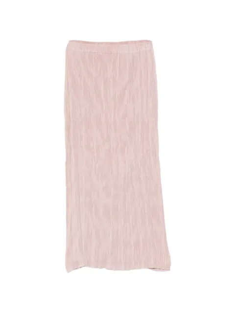 Gongdid Design crinkled-finish elasticated-waist skirt