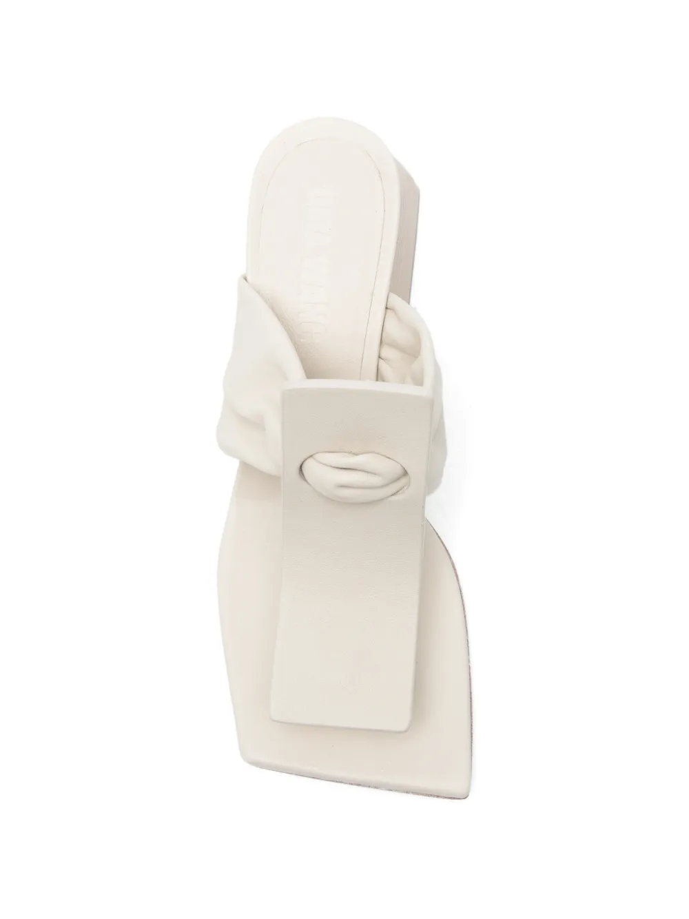 Uma Wang square-toe sandals Beige