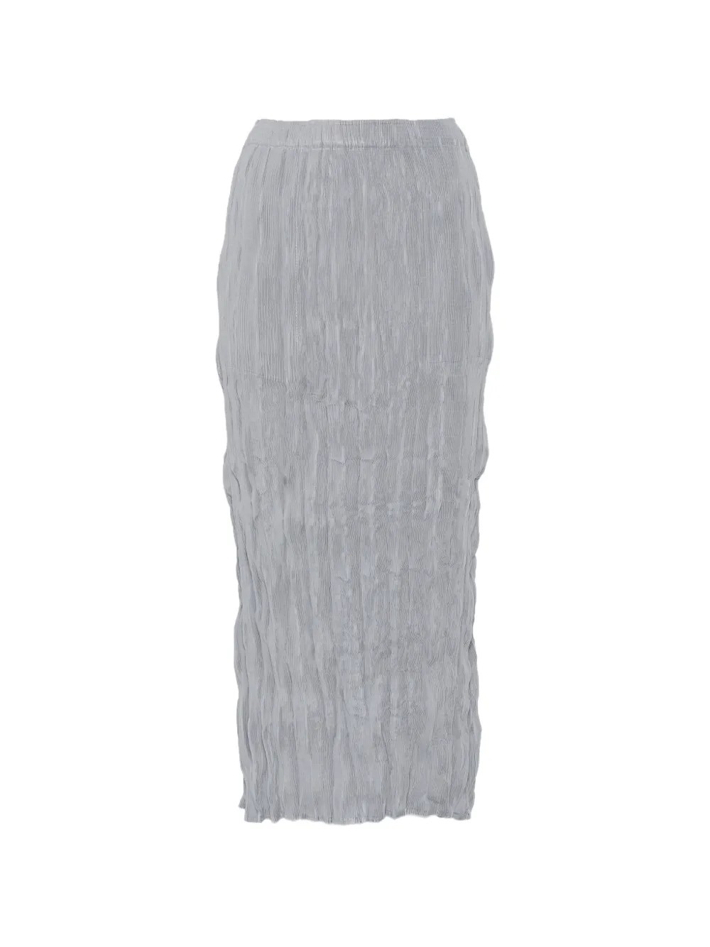 Gongdid Design Plissé Elasticated-waist Midi Skirt In Multi