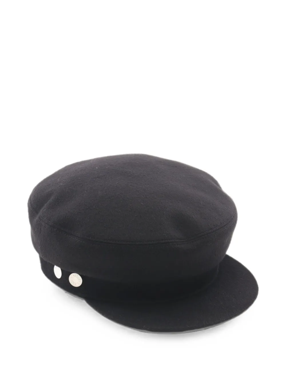 Pre-owned Hermes 2010s Deauville Hat In 黑色