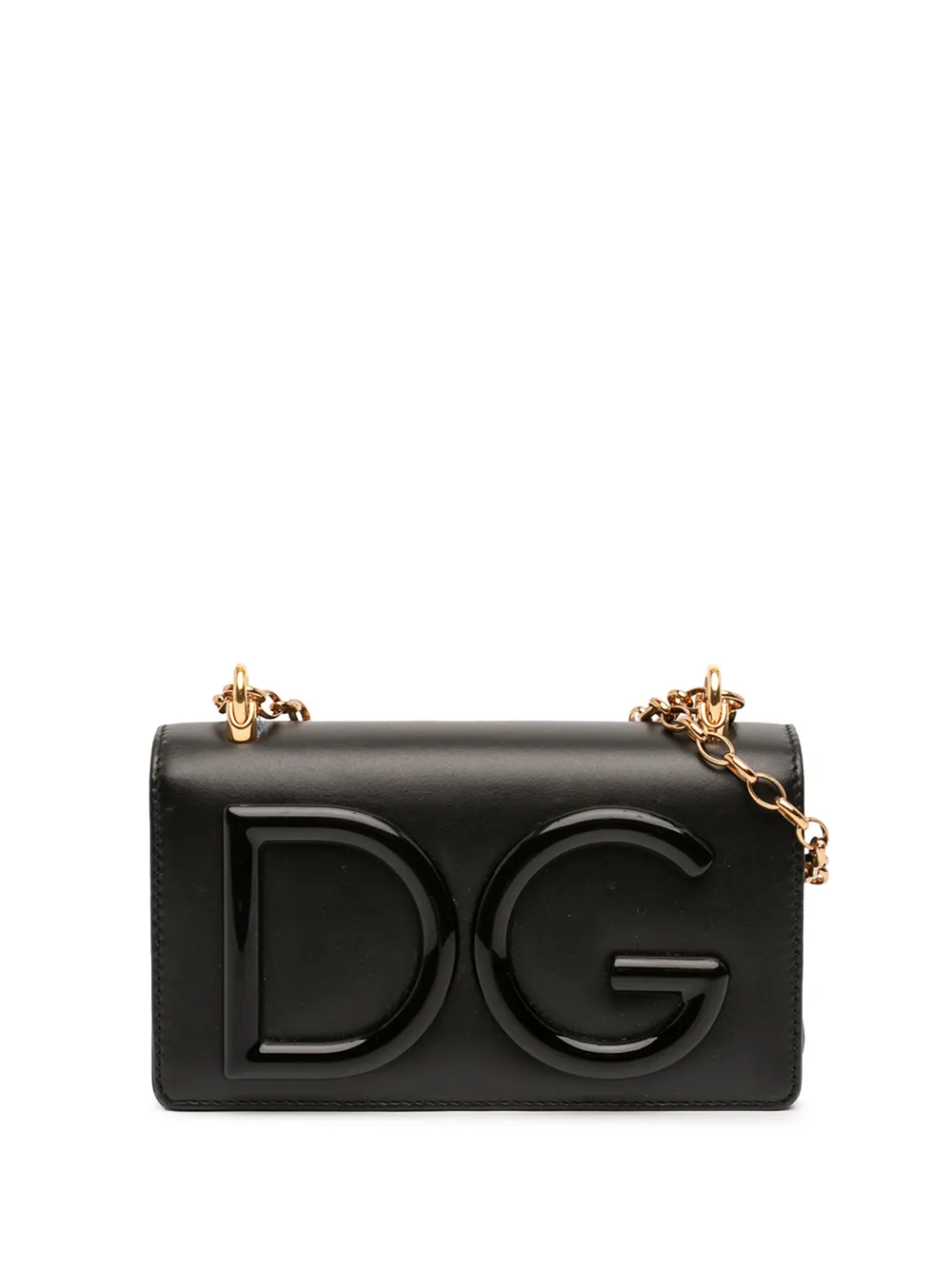 Dolce & Gabbana Pre-Owned 2000-2026 Calfskin DG Girls Phone Bag crossbody bag - Schwarz