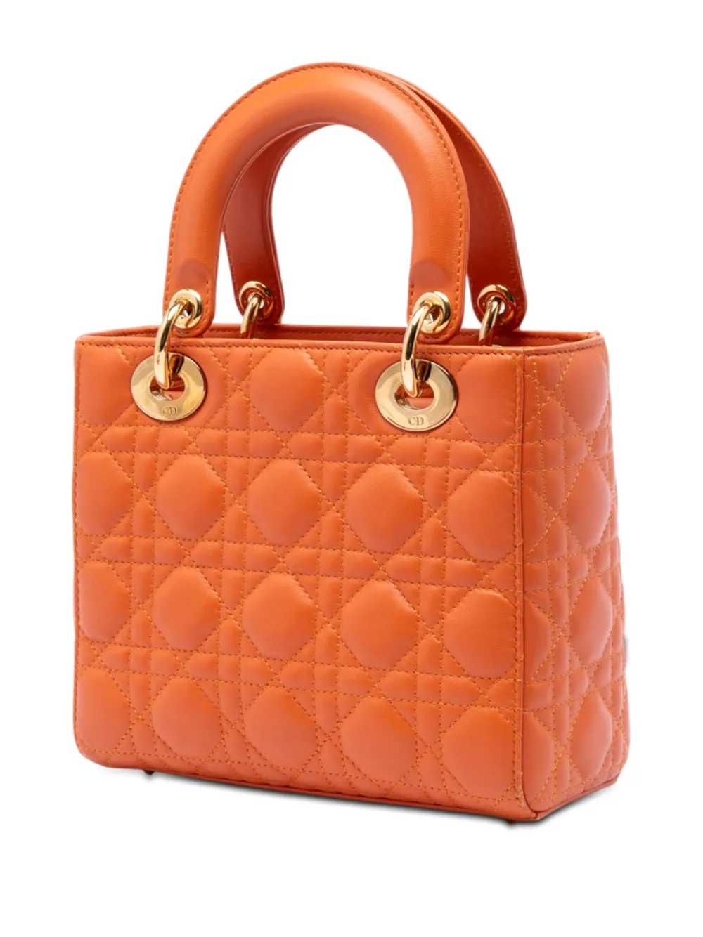 Christian Dior Pre-Owned 2016 Small Lambskin Cannage MyABCDior