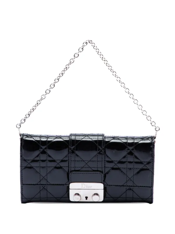 Christian Dior Pre-Owned 2012 パテント カナージュ ミスディオール 