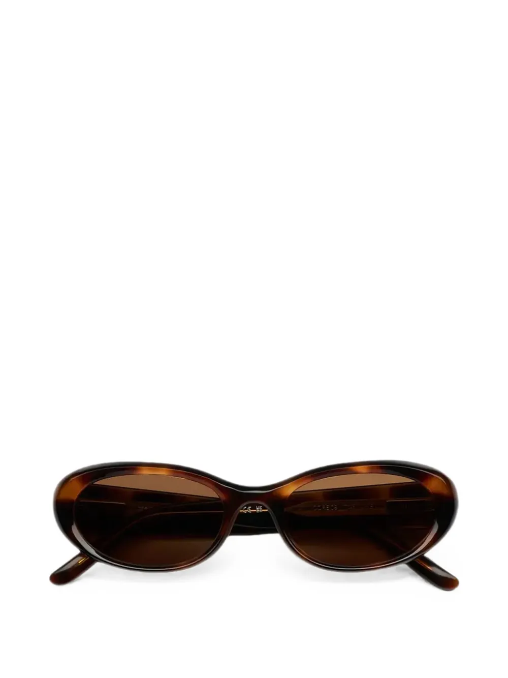 Chimi 09 oval-frame sunglasses - Marrone