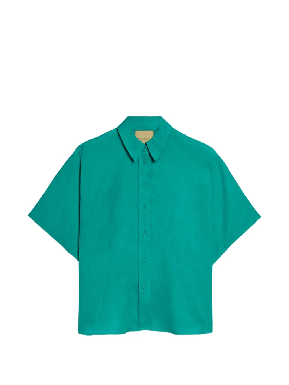 MOMONÌ Brooklyn kimono-sleeve shirt - Verde