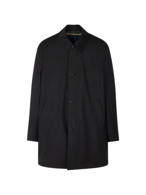 Paul Smith Storm System' wool mac with detachable gilet