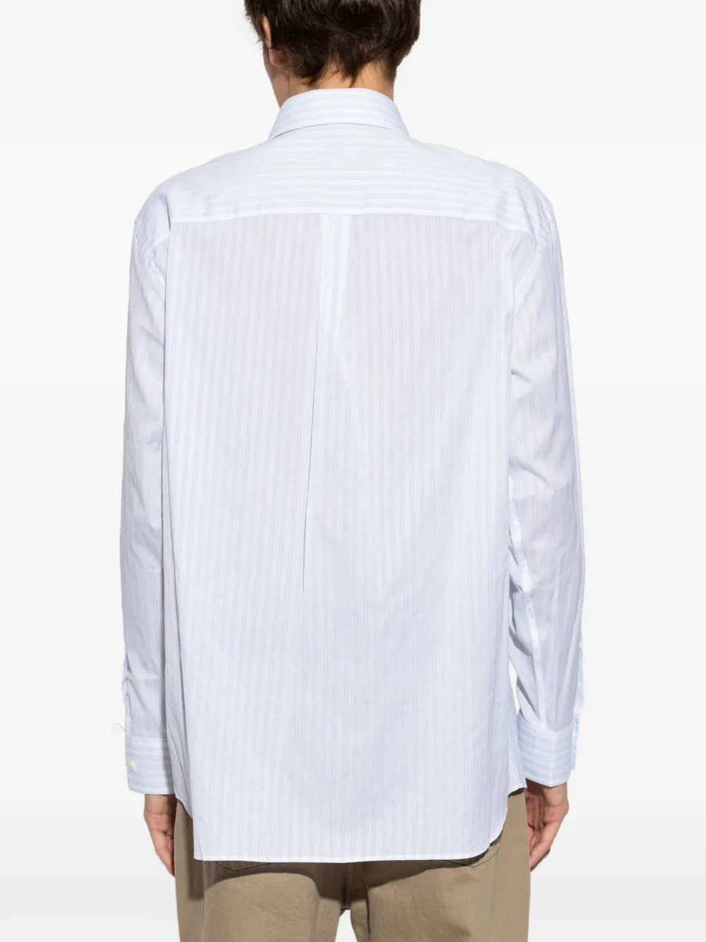 Paul Smith Gestreept katoenen overhemd Wit