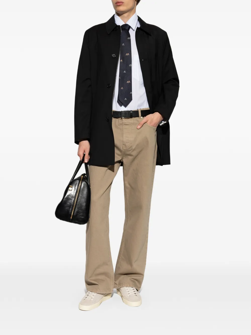 Paul Smith Gestreept katoenen overhemd Wit