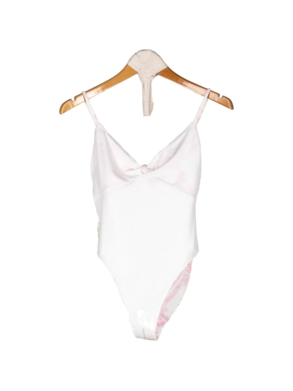 LoveShackFancy Zyra badpak Beige