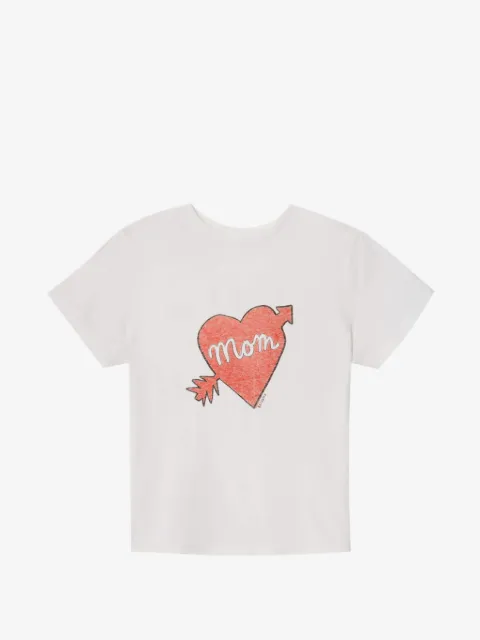 RE/DONE playera con corazón estampado