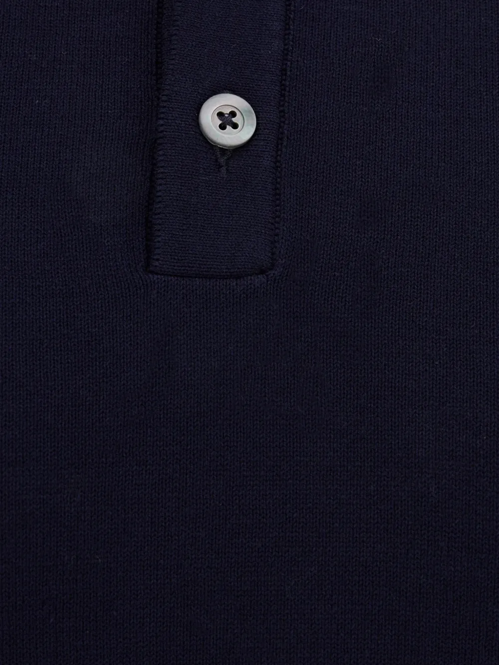  Panicale Polo Con Detalle De Rayas - Azul 