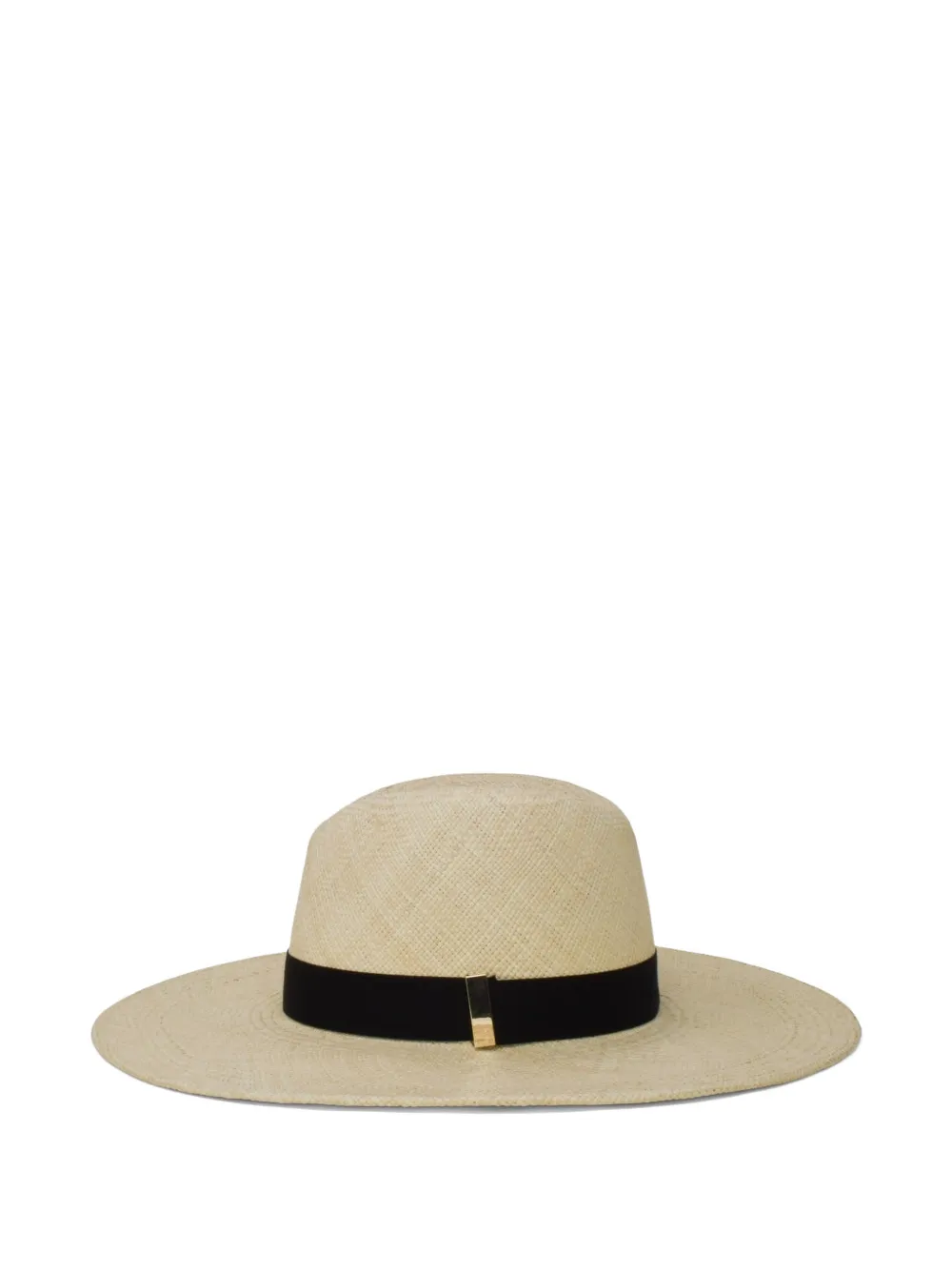Gigi Burris Millinery Jeanne grosgrain-trim hat - Toni neutri